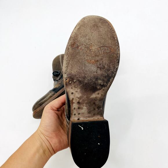 Freebird Mabel Distressed Leather oxford loafers - Picture 6 of 7